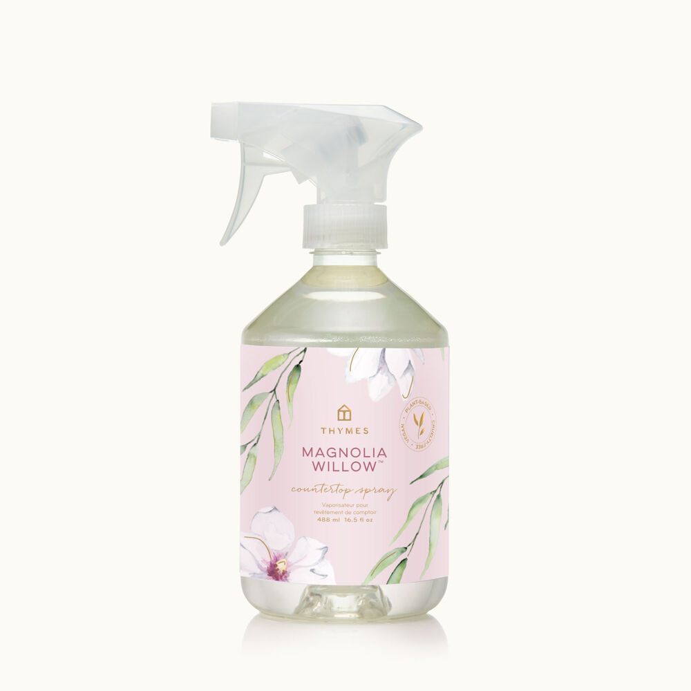 Thymes Magnolia Willow Countertop Spray is a woody floral image number 0